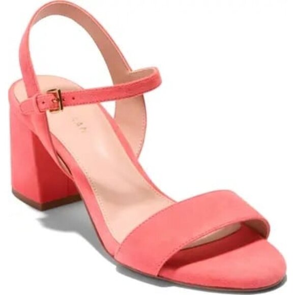 Cole Haan Josie Block Heels Dubarry Suede Sandal Size 9.5 - Picture 9 of 9